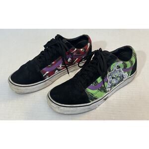 VANS Disney Old Skool Nightmare Before Christmas Lock Shock Barrel Shoes 9.5/11